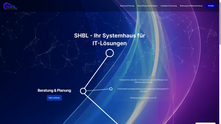 Website von SHBL